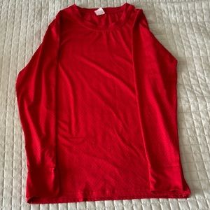 Red zyia chill long sleeved shirt